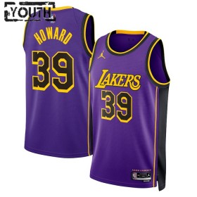 Barn Los Angeles Lakers Tröja Dwight Howard 39 Jordan 2022-23 Statement Edition Lila Swingman